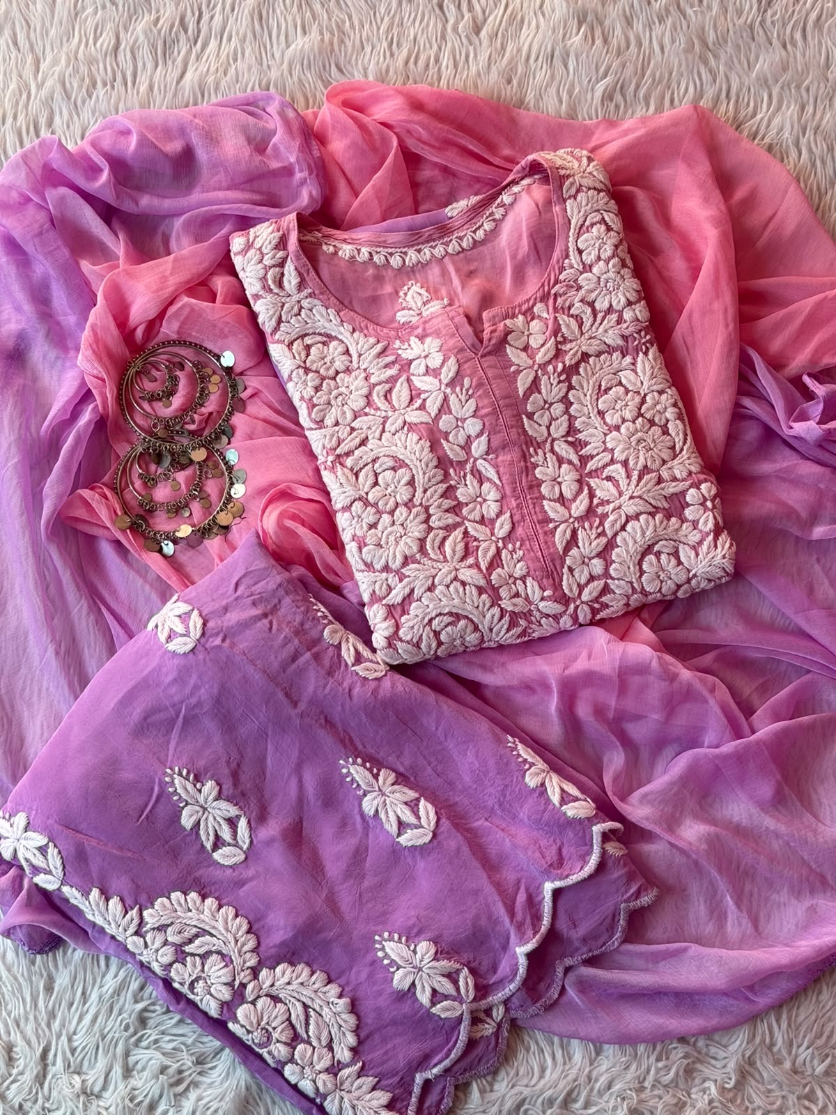 Reshmiya crepe 3 piece set - Image 5