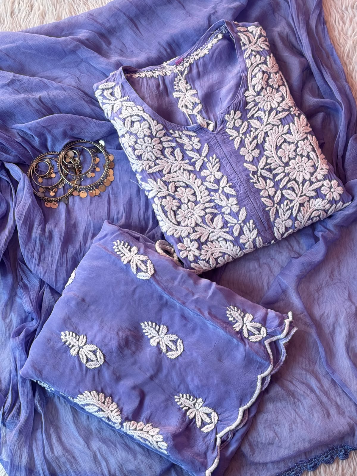 Reshmiya crepe 3 piece set - Image 2