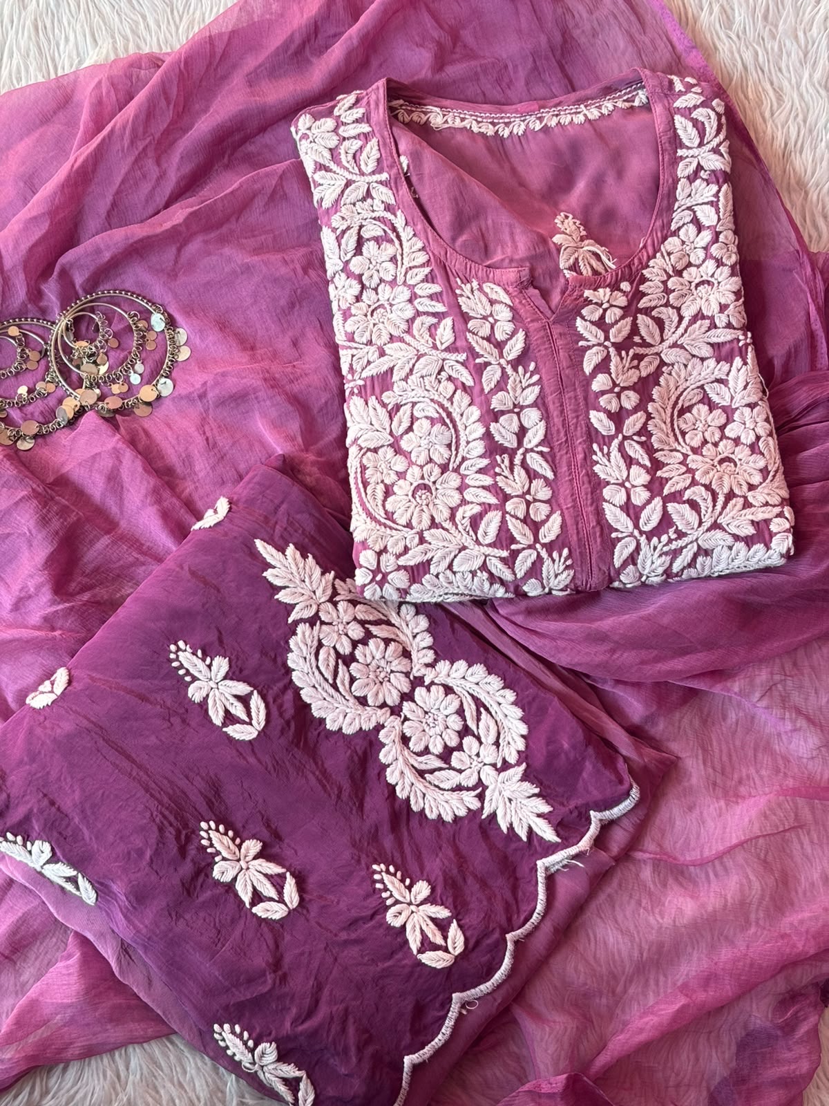 Reshmiya crepe 3 piece set